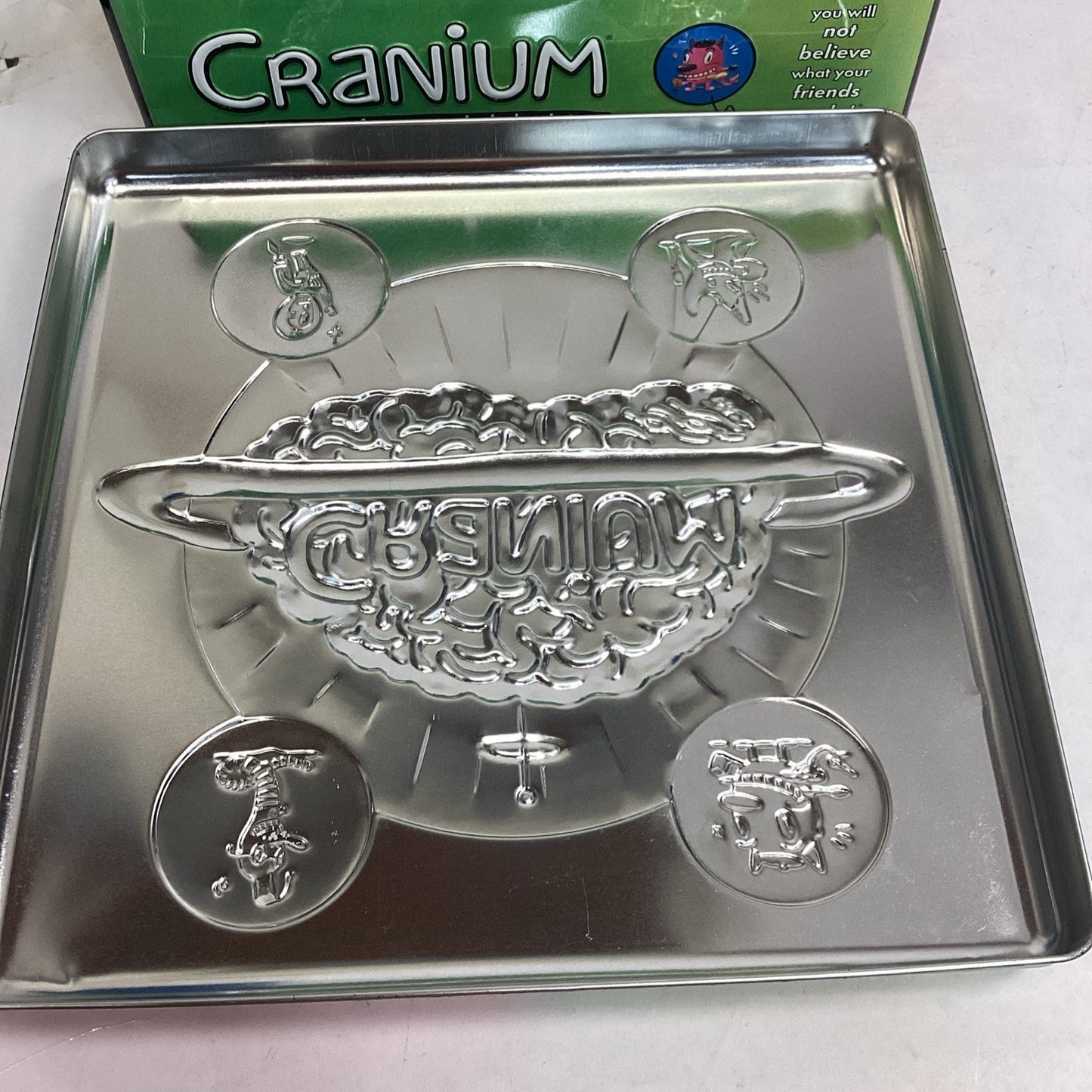 Cranium Board Game Tin Case Limited Edition Metal Box 2002