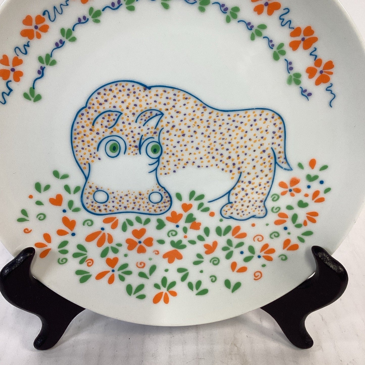 Lot Of 3 Vintage 1976 Seymour Mann Safari Lunch Plates - 8”D