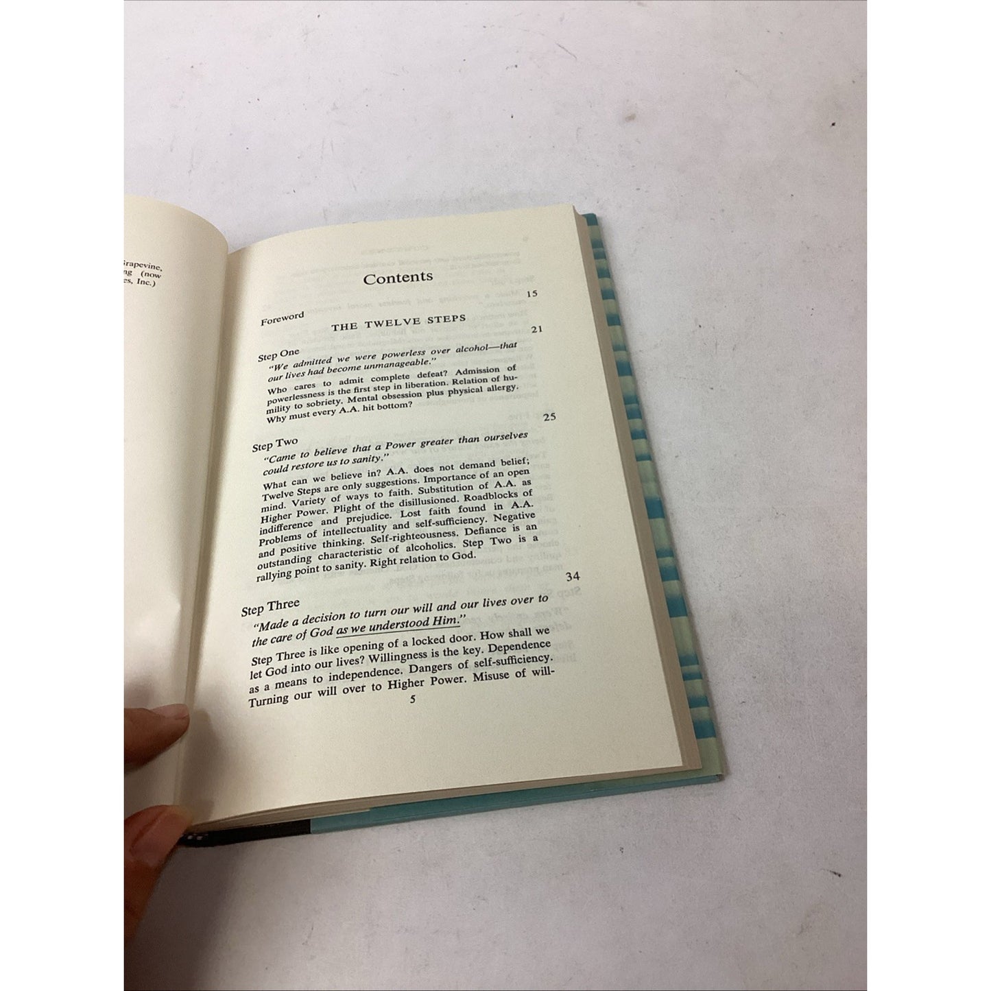 Twelve Steps and Twelve Traditions -Hardcover - 52nd Printing - 1995