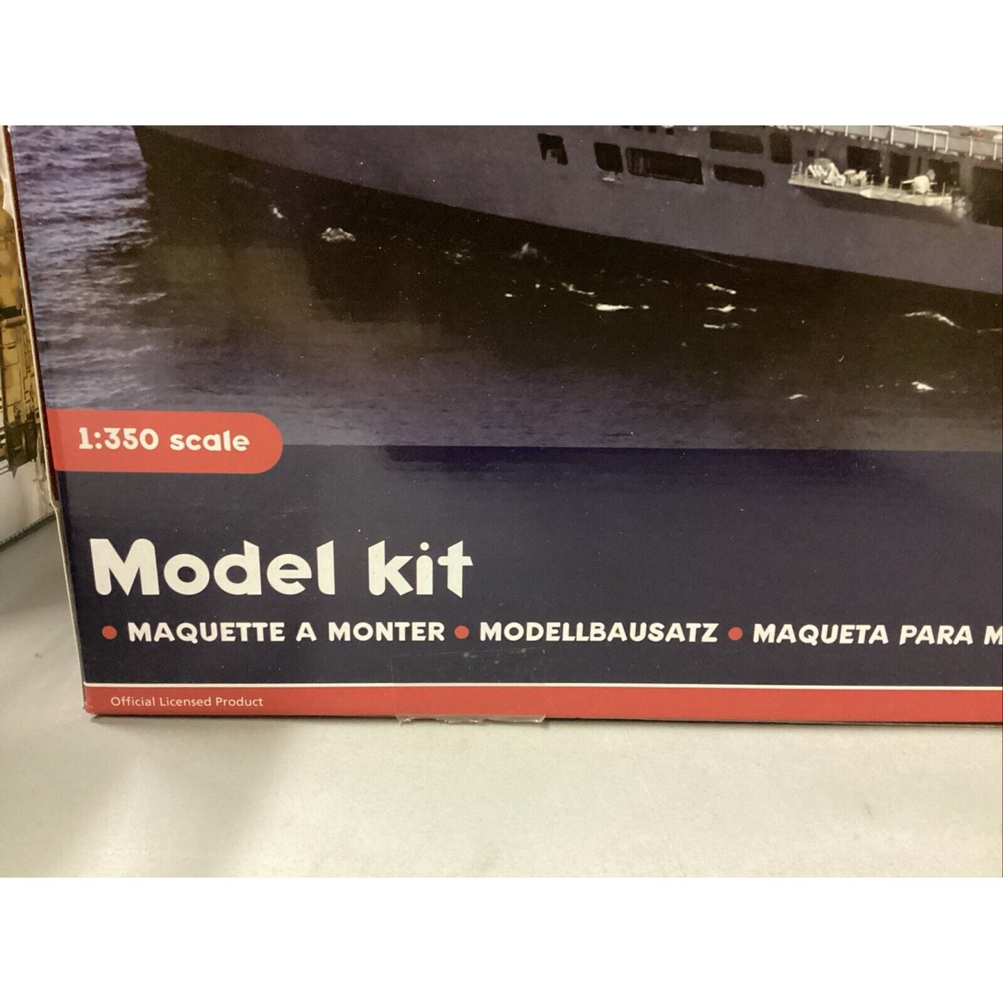 Airfix A14201 - HMS Illustrious - 1:350 Plastic Model Kit Ship - Open Box/Sealed