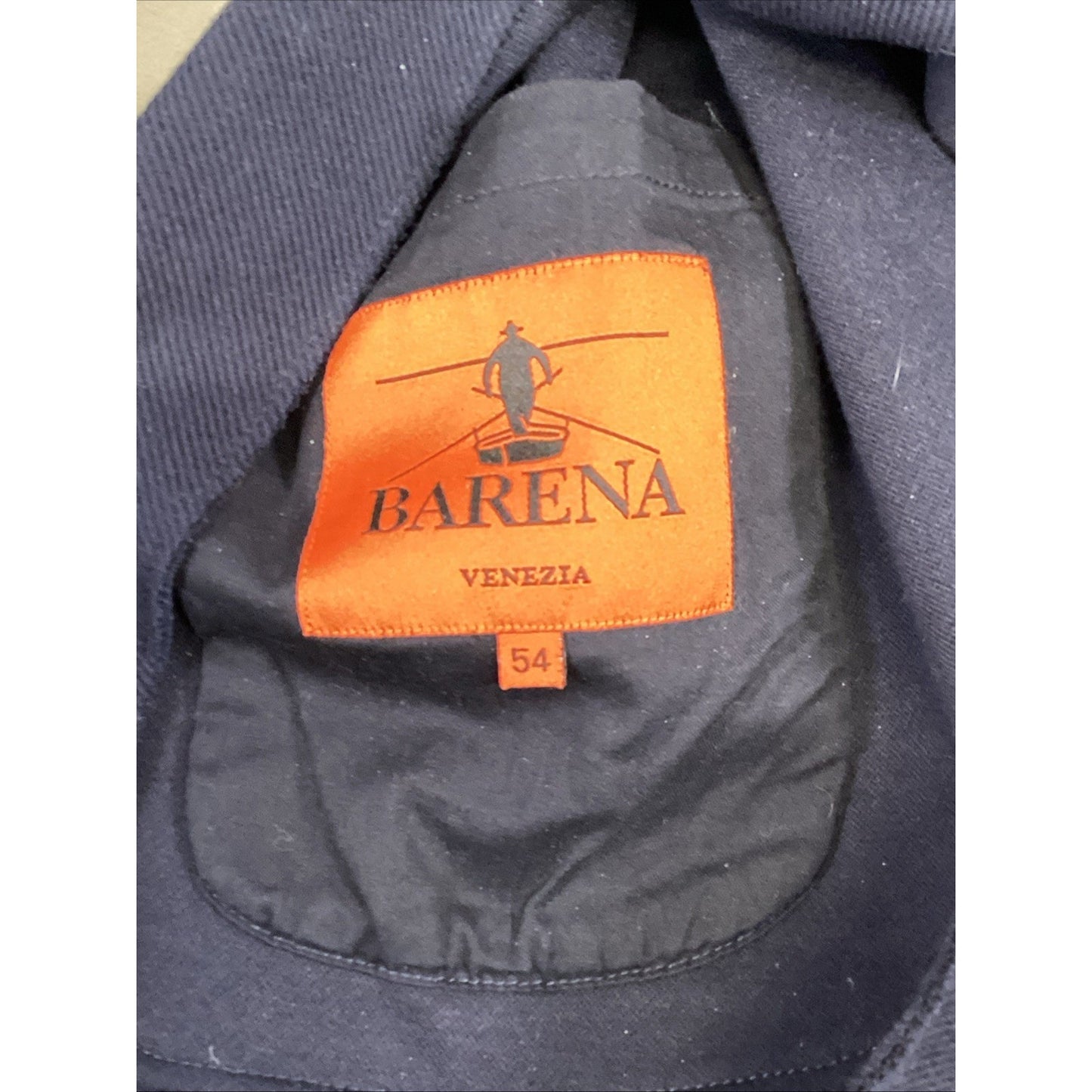 Barena Venezia Men's Navy Blue Button-Up Shirt/Jacket - Size 54