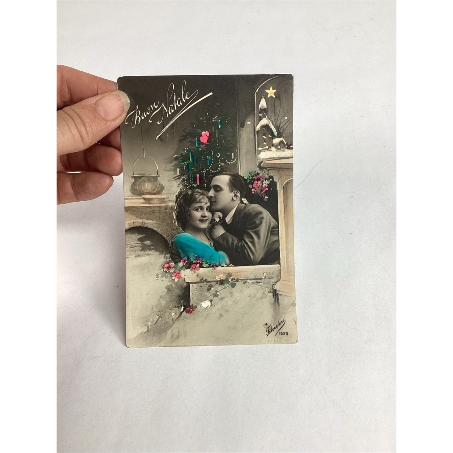Set Of 5 Antique Italian Postcards