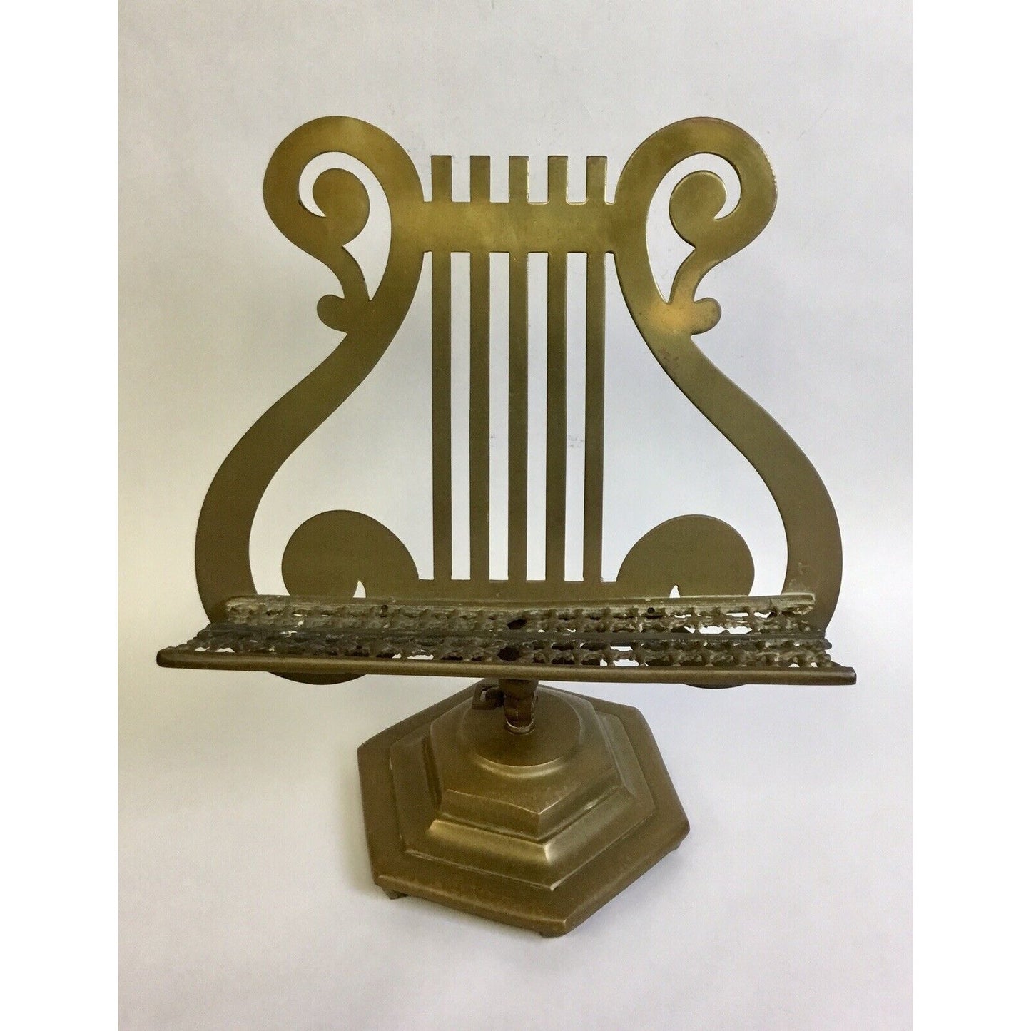 BRASS HARP MUSIC SHEETS STAND