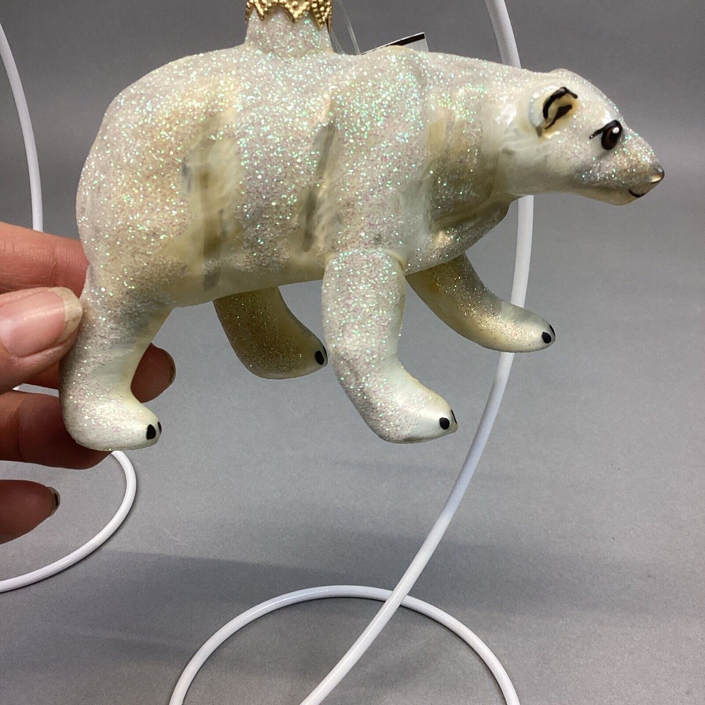 MX Polar Bear & GS Glass Polar Bear Ornaments- Made In Poland