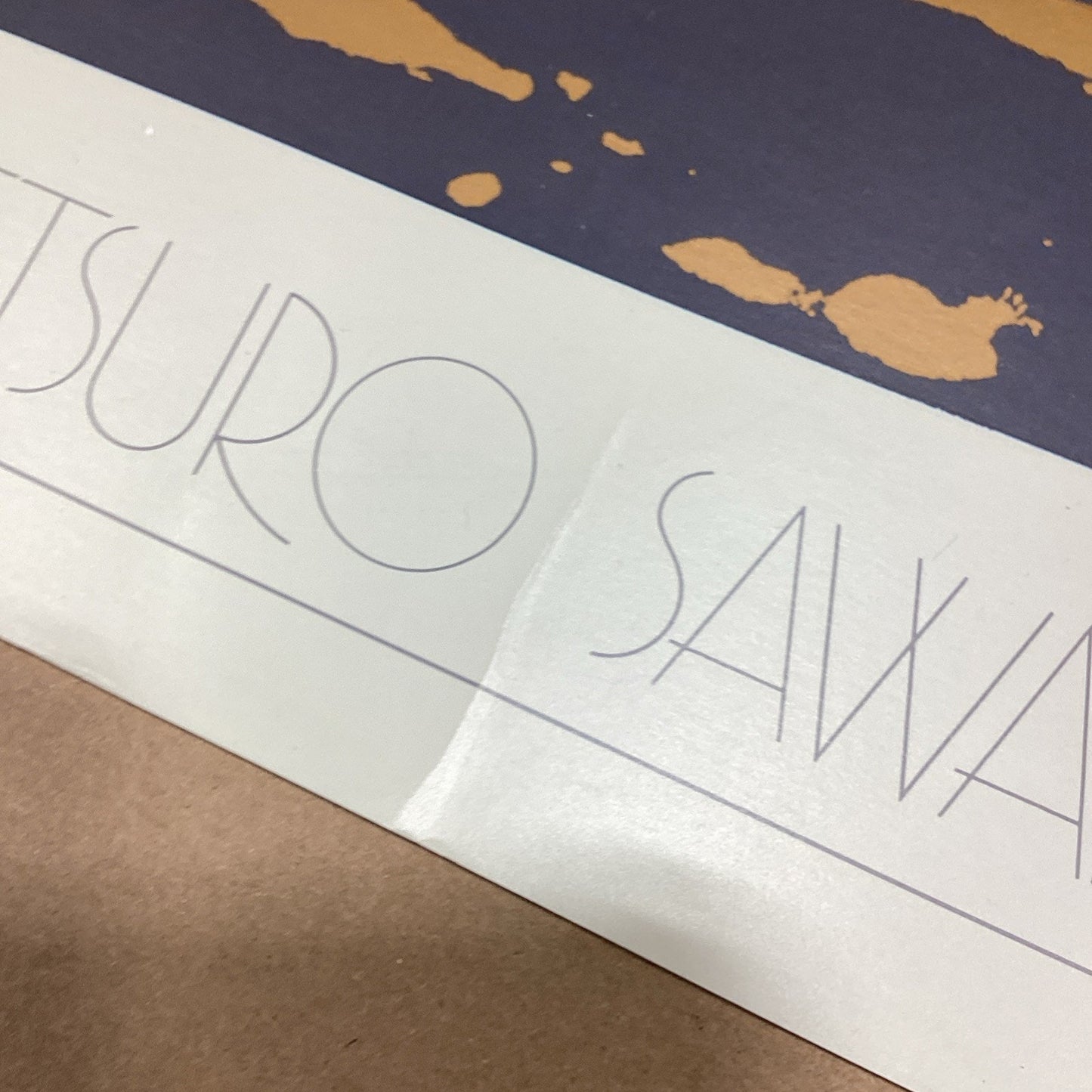 1986 Tetsuro Sawada Pacific Images Poster - 48.5x39.75”