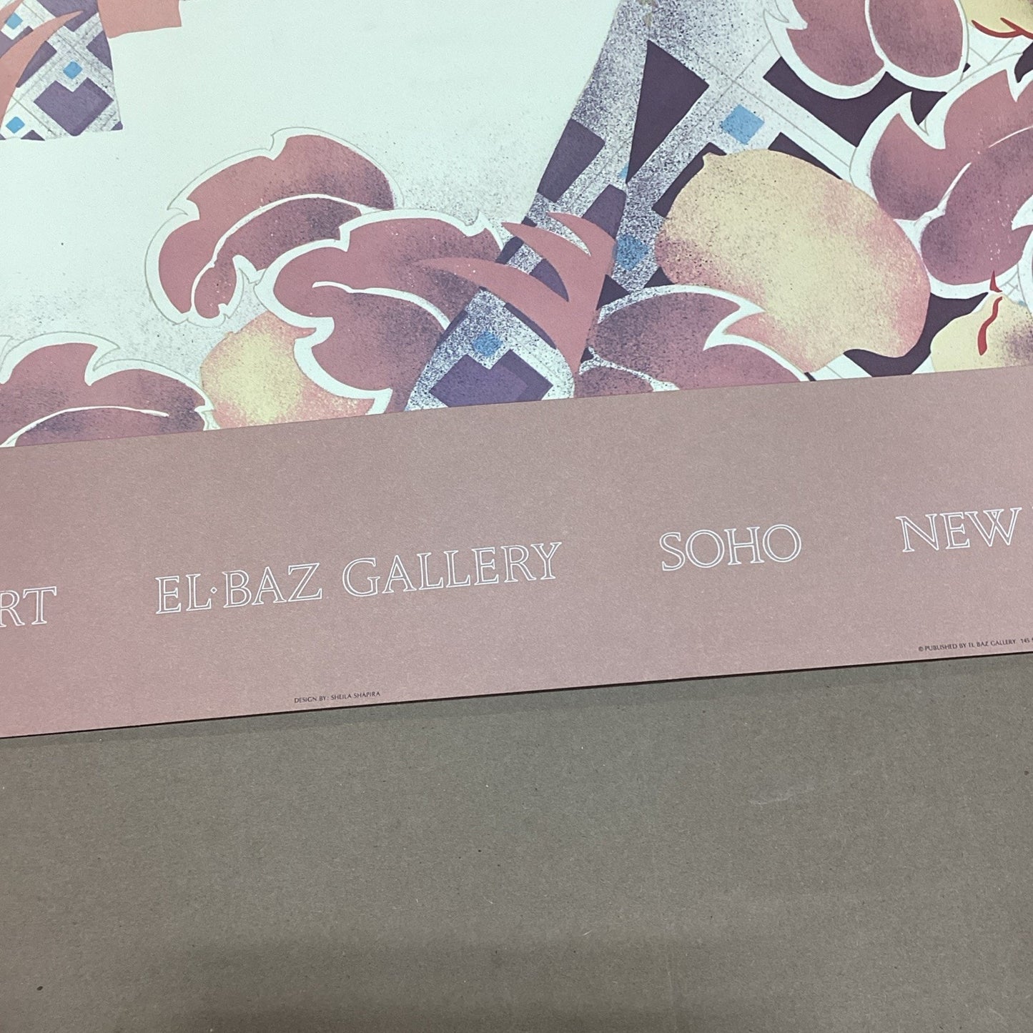 Elizabeth Schippert El Baz Gallery SoHo Art Print - 27.5x25”