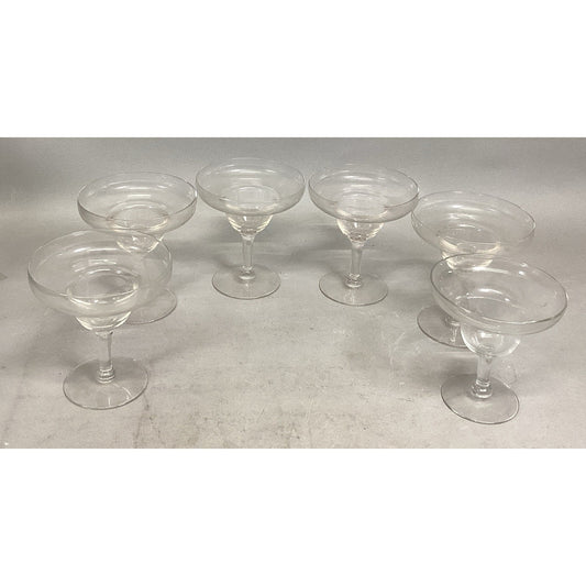Lot Of 6 Margarita Glasses With 3 Other Glasses