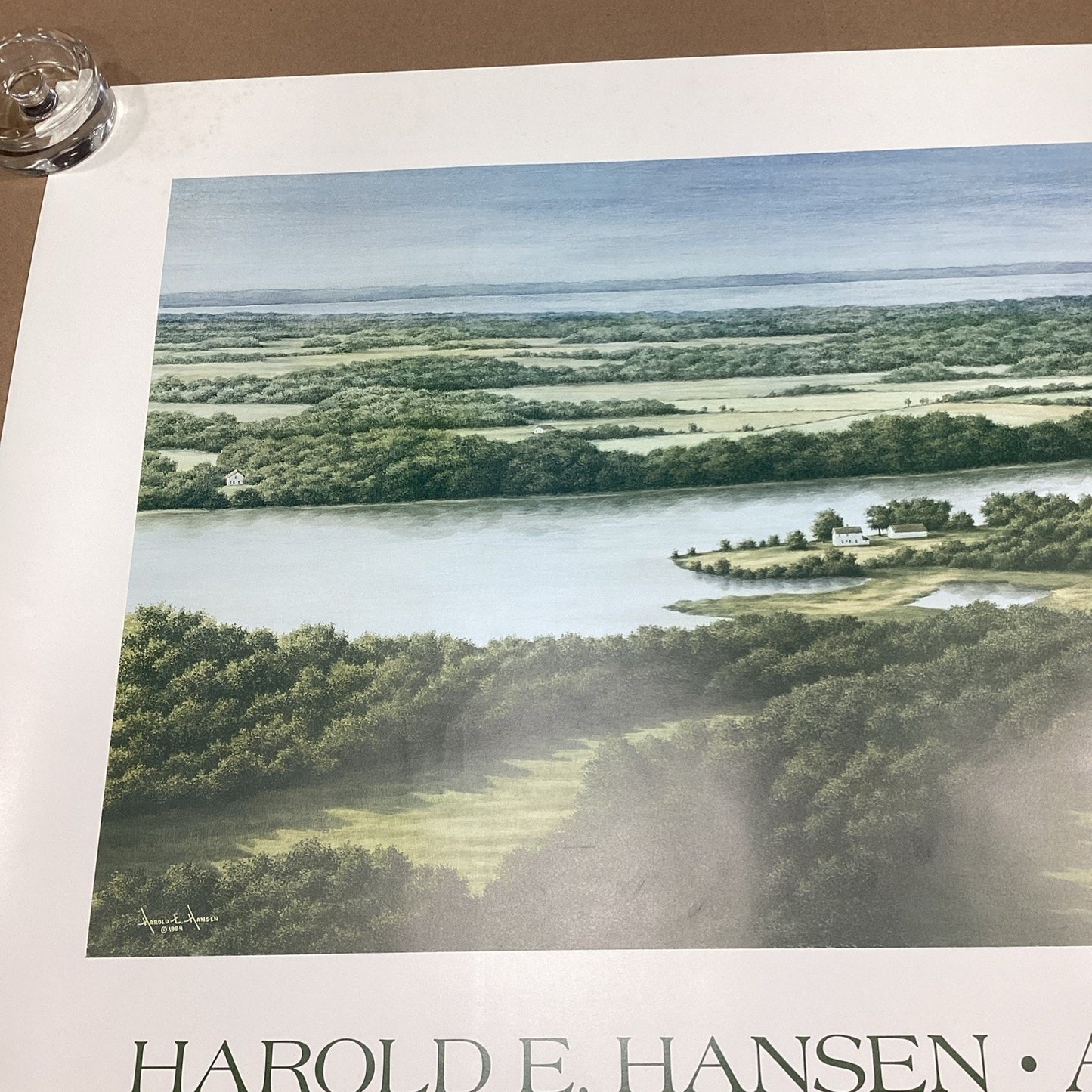 Harold E. Hansen Landscape Poster - Art Expo Posner Gallery - 27.75x22”