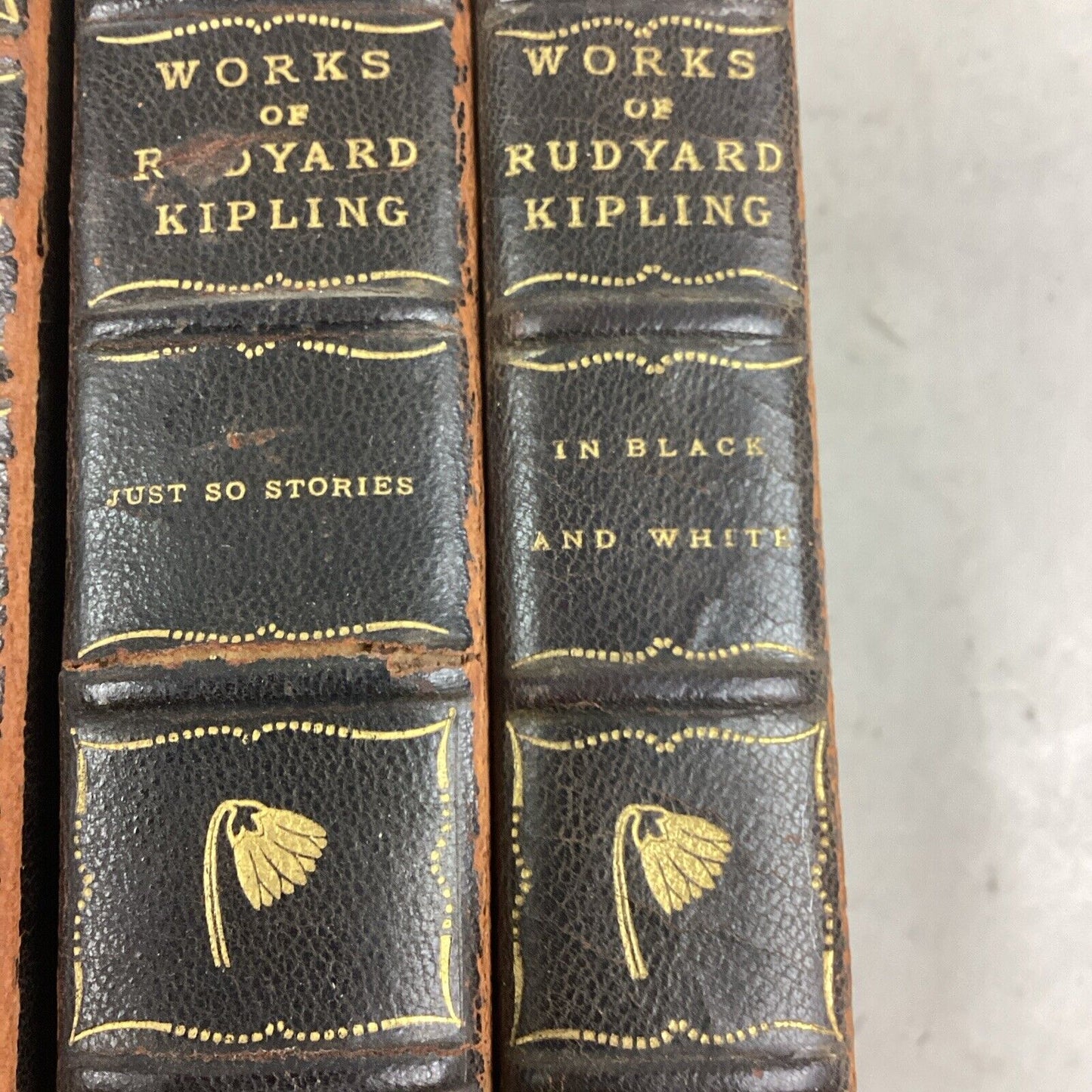 The Works Of Rudyard Kipling - Set Of 5 Antique Books