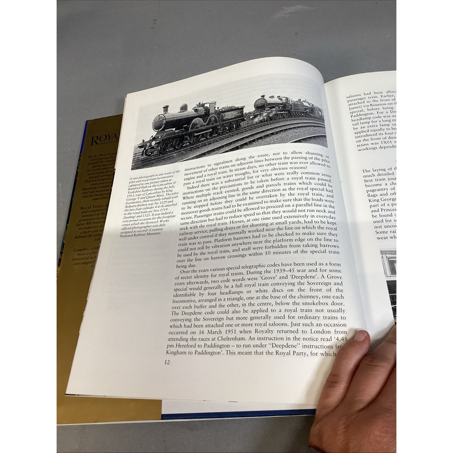 Royal Trains by Patrick Kingston - Complete With Stunning Photographs