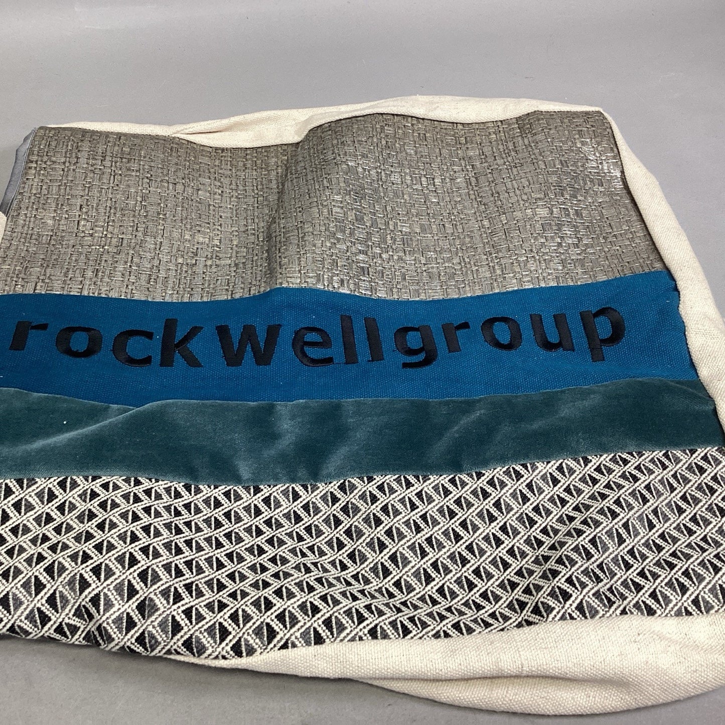 Vintage Rockwell Group Canvas Tote Bag - 20x20”