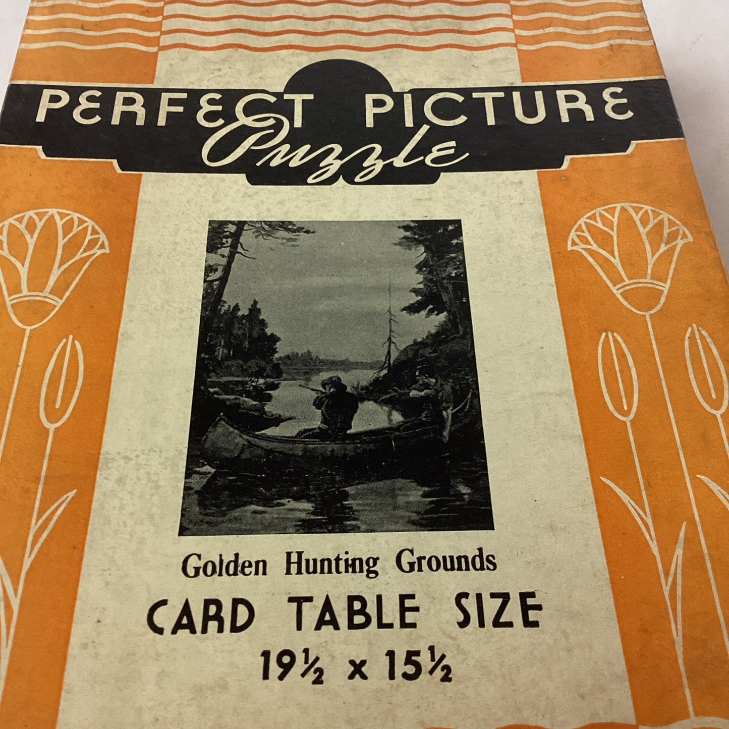 Set Of 6 Vintage Wooden Perfect Picture Puzzles