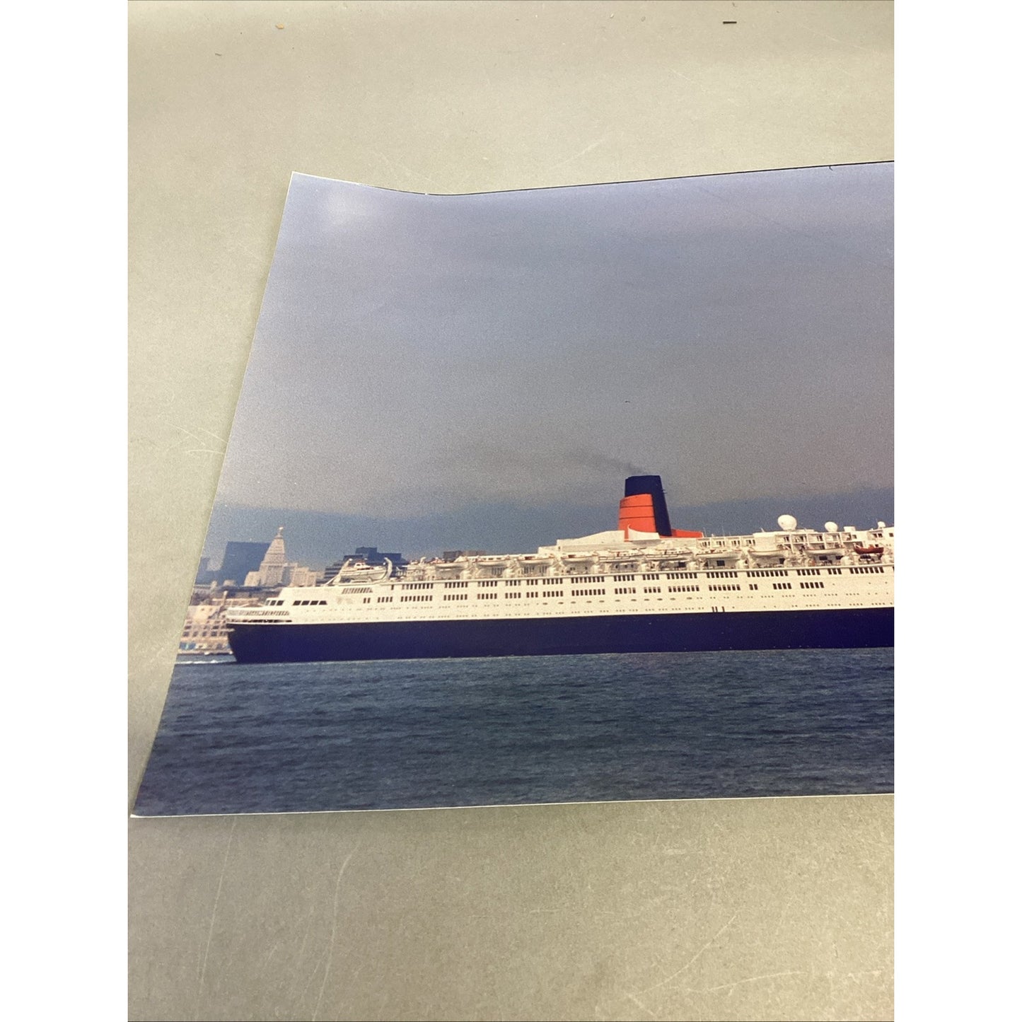Queen Elizabeth 2 Ship Photograph - 14x11”