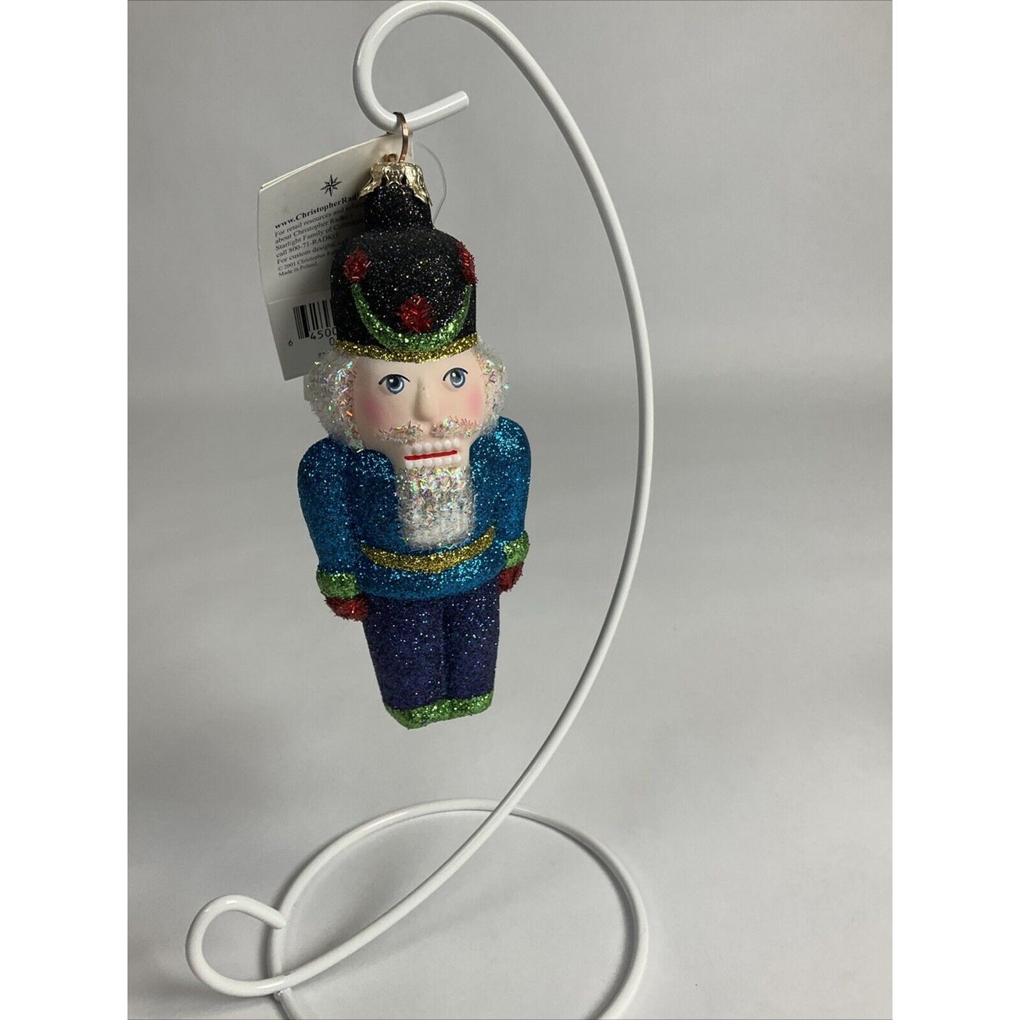 Christopher Radko Snow More Room Christmas Nutcracker Ornament