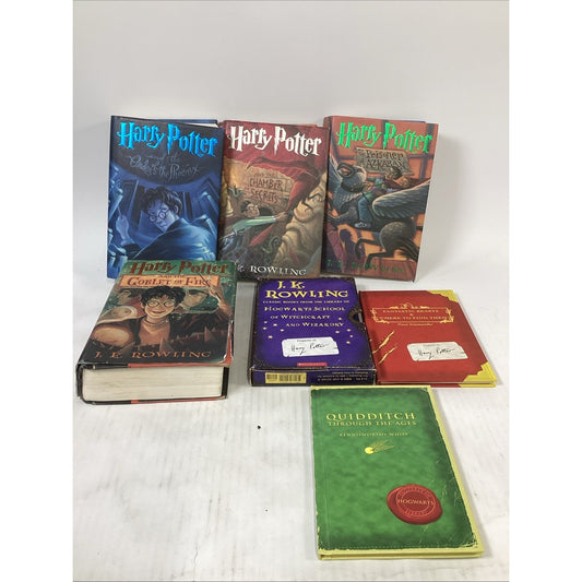Lot of 6 Harry Potter Books - Hardcover
