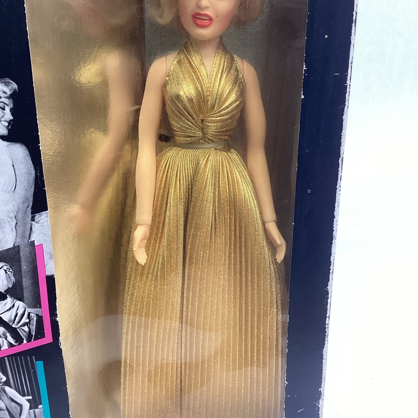 Marilyn Monroe Doll There's No Business Like Show Business Gold Dress - NOS