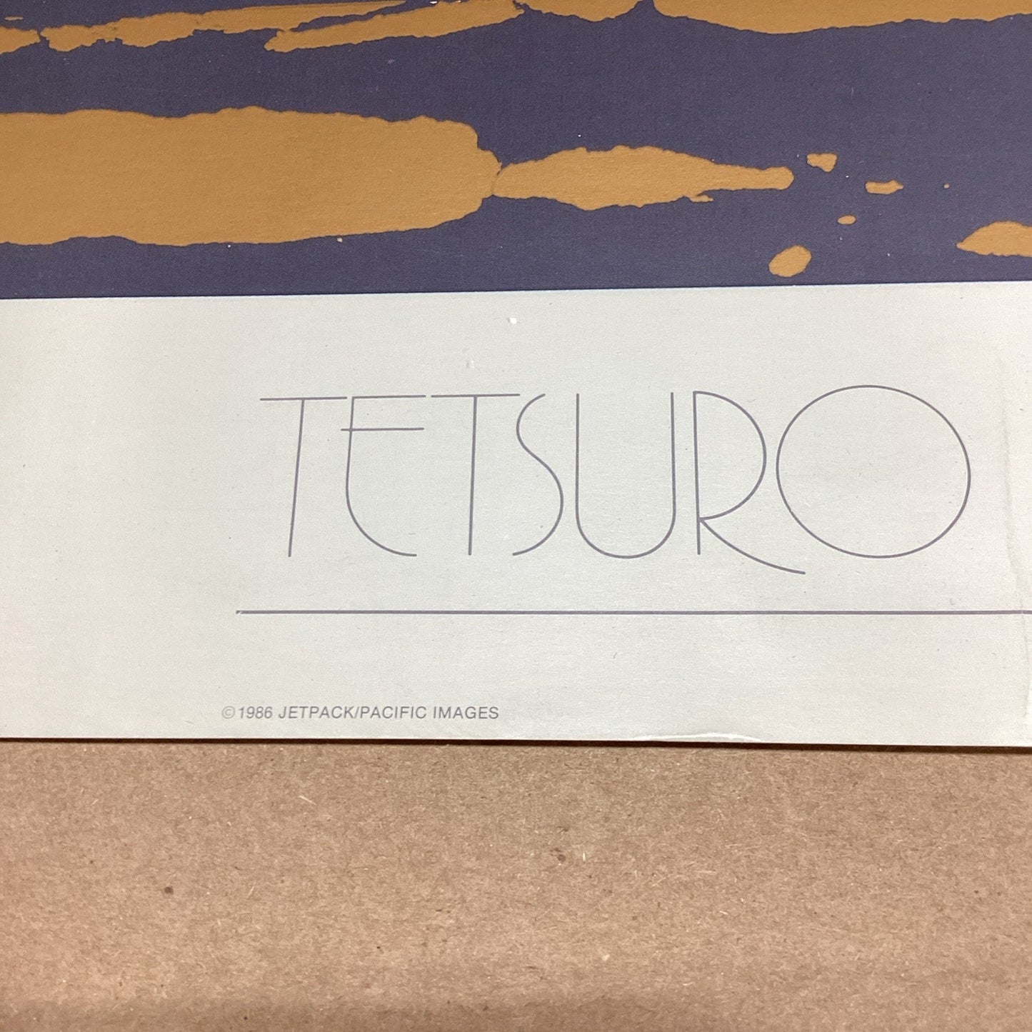 1986 Tetsuro Sawada Pacific Images Poster - 48.5x39.75”