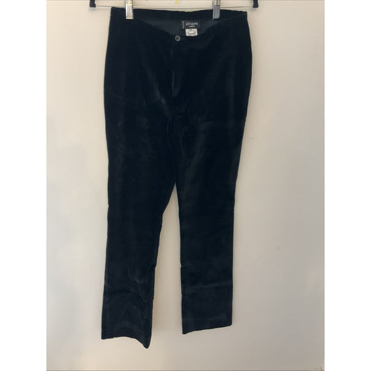 JOSEPH M London Made In France Black velour Pants