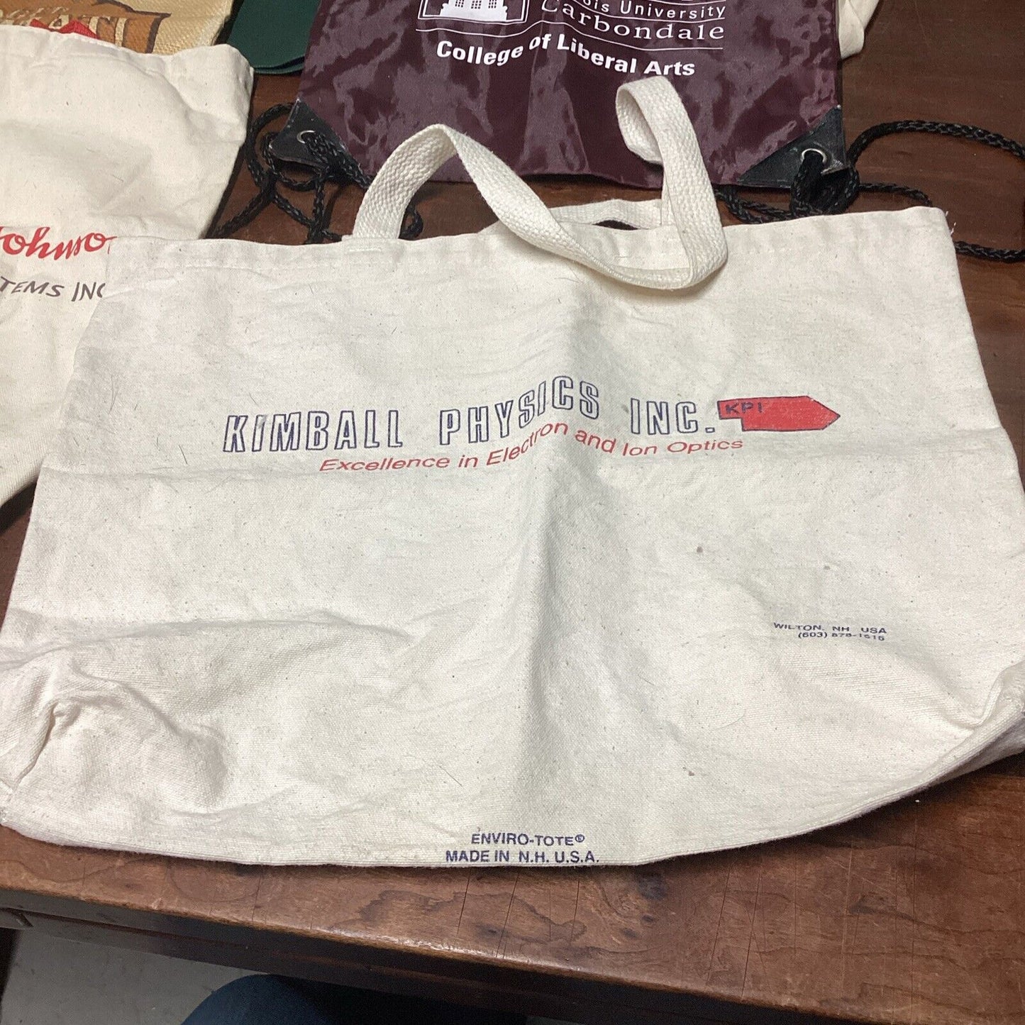 Lot Of 8 Reusable Bags - Some New - Grand Teton, North Face, Goya & More
