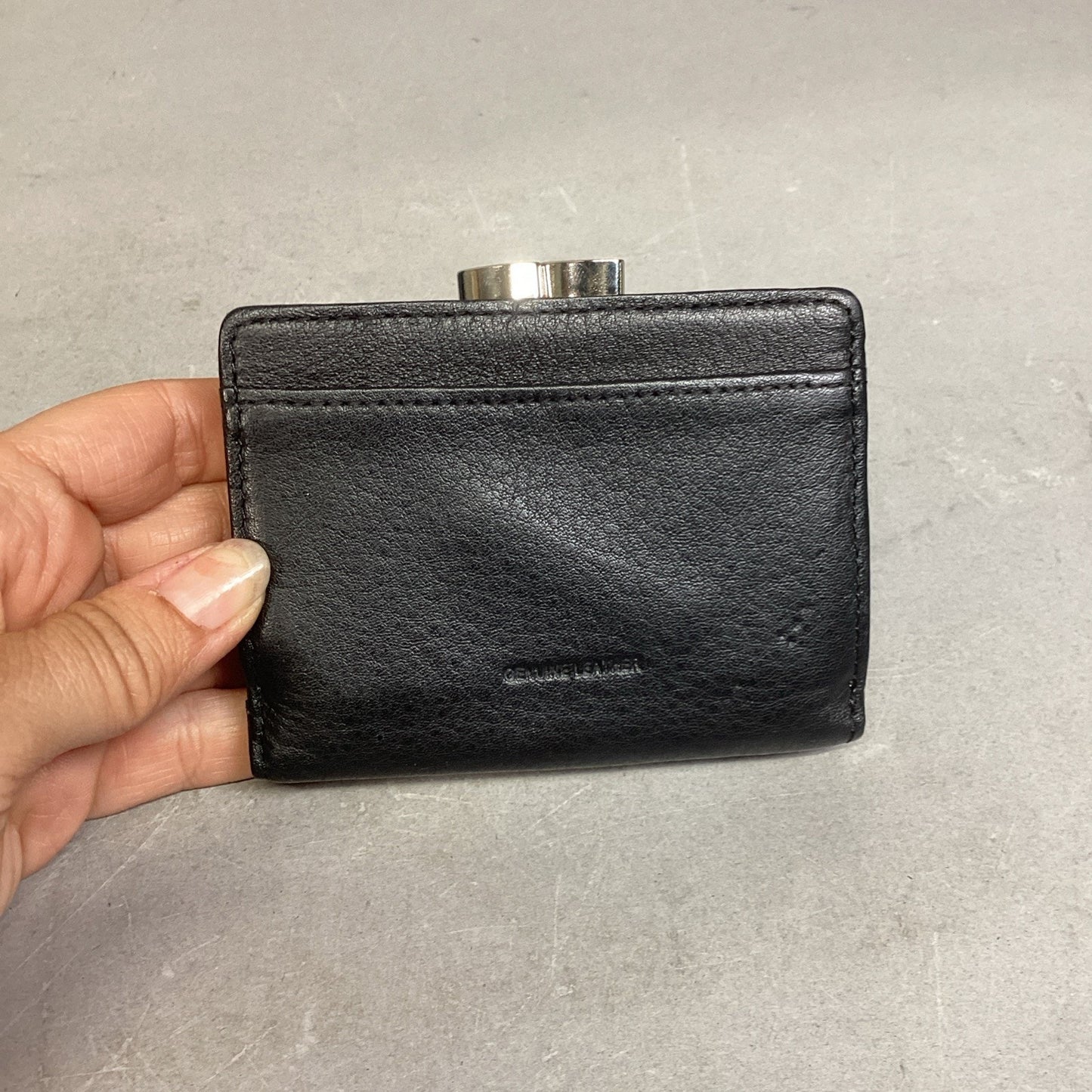 Set Of 2 Vintage Genuine Leather Wallets - Brown One Is Piel Brand