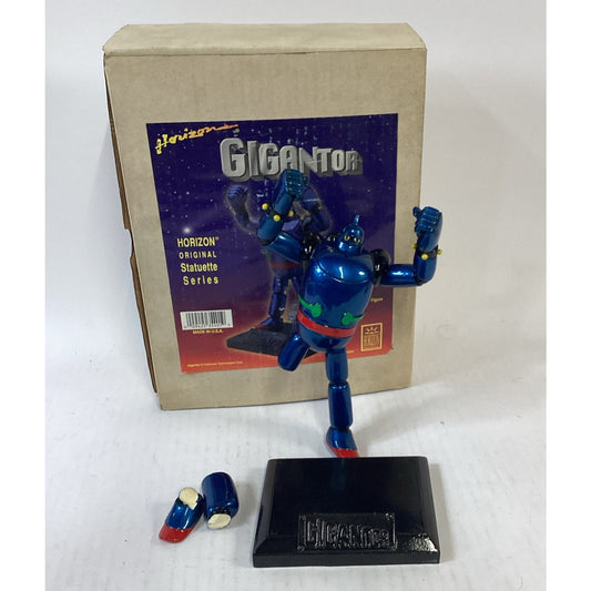 Gigantor Robot Figure Statue on Display Base - NOS - Damaged Leg/Foot