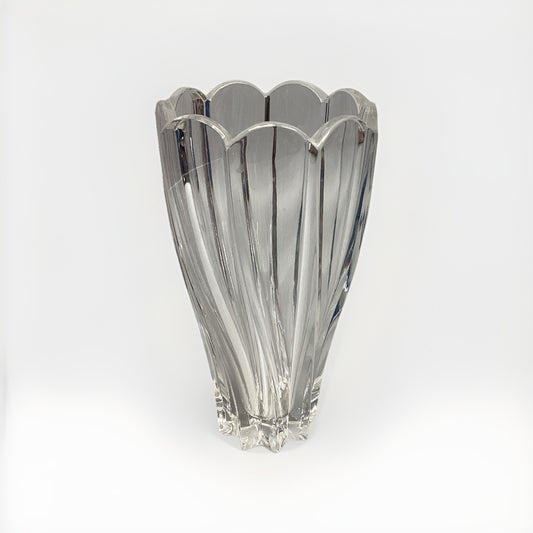 Waterford Marquis Windflower Lead Crystal Vase - 8”H