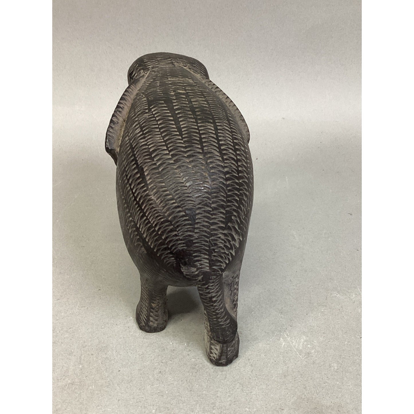 Handcarved African Elephant - 5x2.5x5”