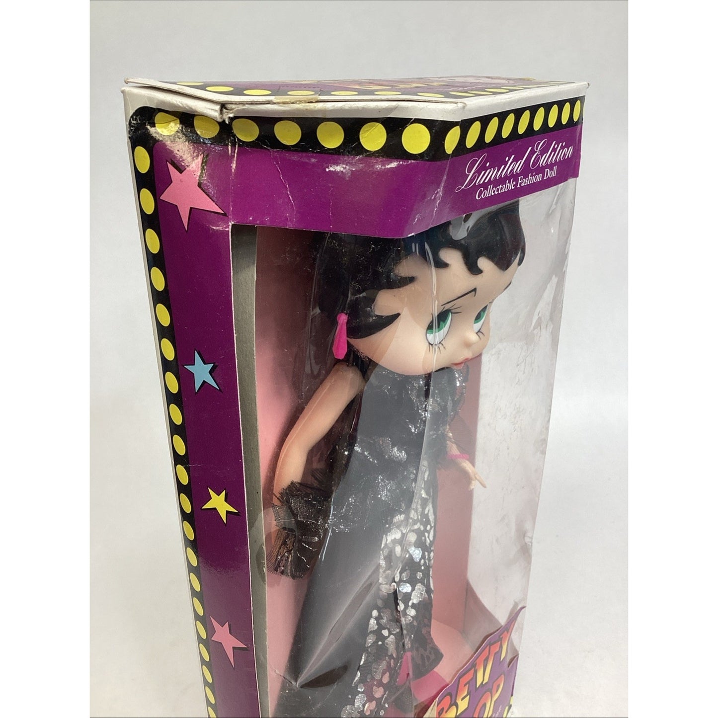 Vintage Betty Boop 1986 Limited Edition Doll W/ Stand - New