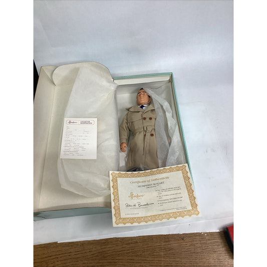 Effanbee Legend Series Humphrey Bogart 1988 In Original Box With Tags & COA