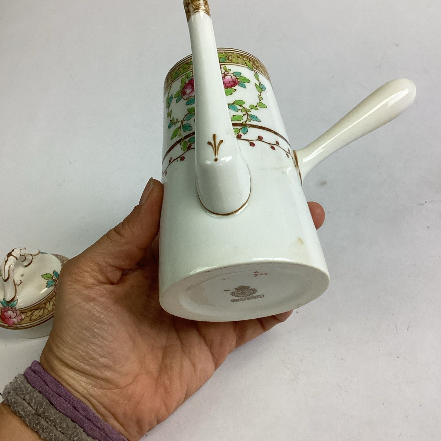 Royal Worcester Coffee Or Teapot With Handle - Made In England - #645537