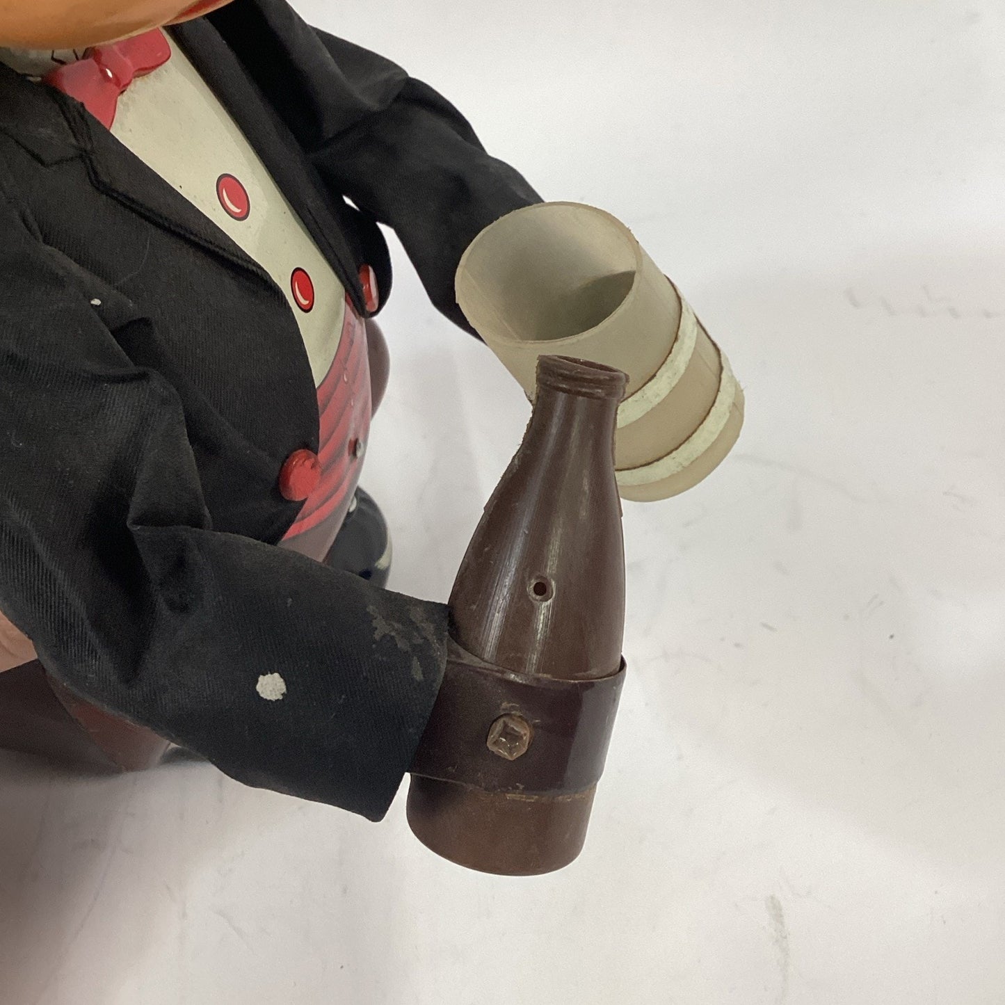 Vintage Linemar Jocko The Drinking Monkey in Tuxedo Toy - Parts/Repair/Display