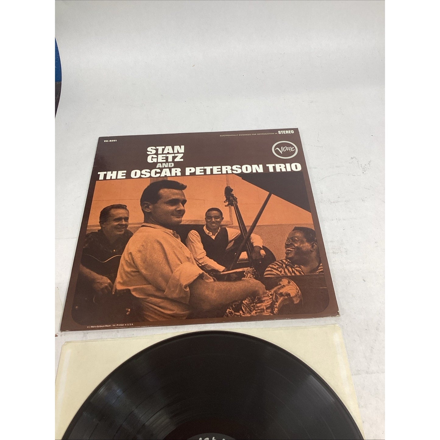 STAN GETZ AND THE OSCAR PETERSON TRIO VERVE STEREO EARLY PRESS V6-8251