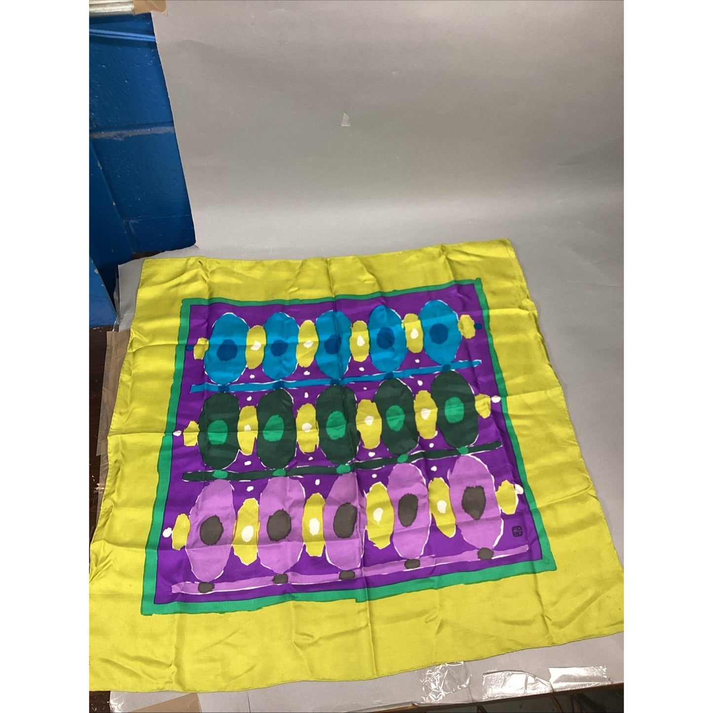 Florio 100% Silk Multicolored Silk Scarf - 30x30”