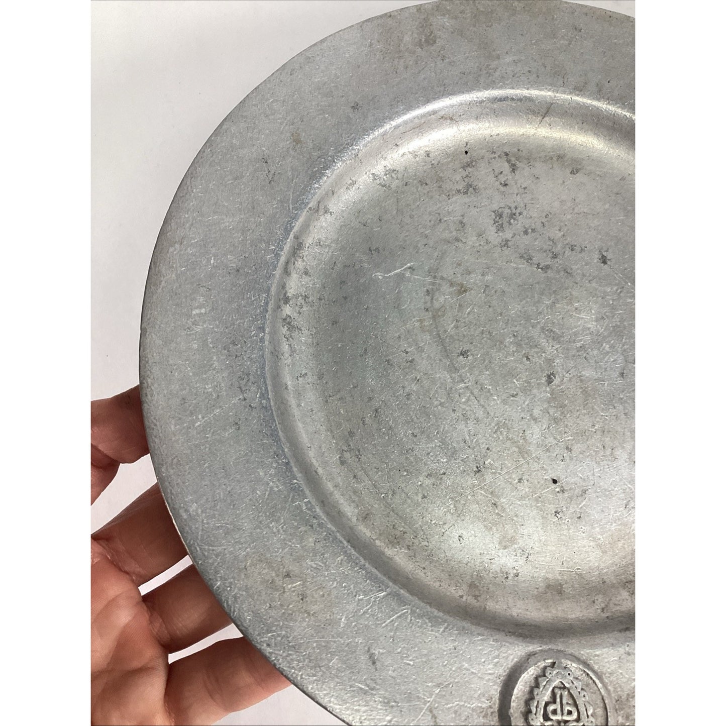 Vintage Wilton Pewter Plate - 7.75”D