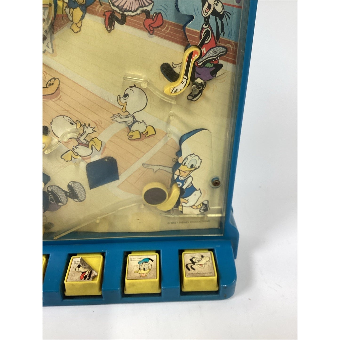 1978 Vintage Durham Disney Working Basketball Handheld Pinball Game