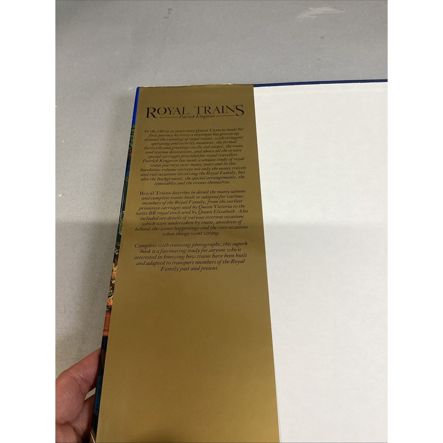 Royal Trains by Patrick Kingston - Complete With Stunning Photographs