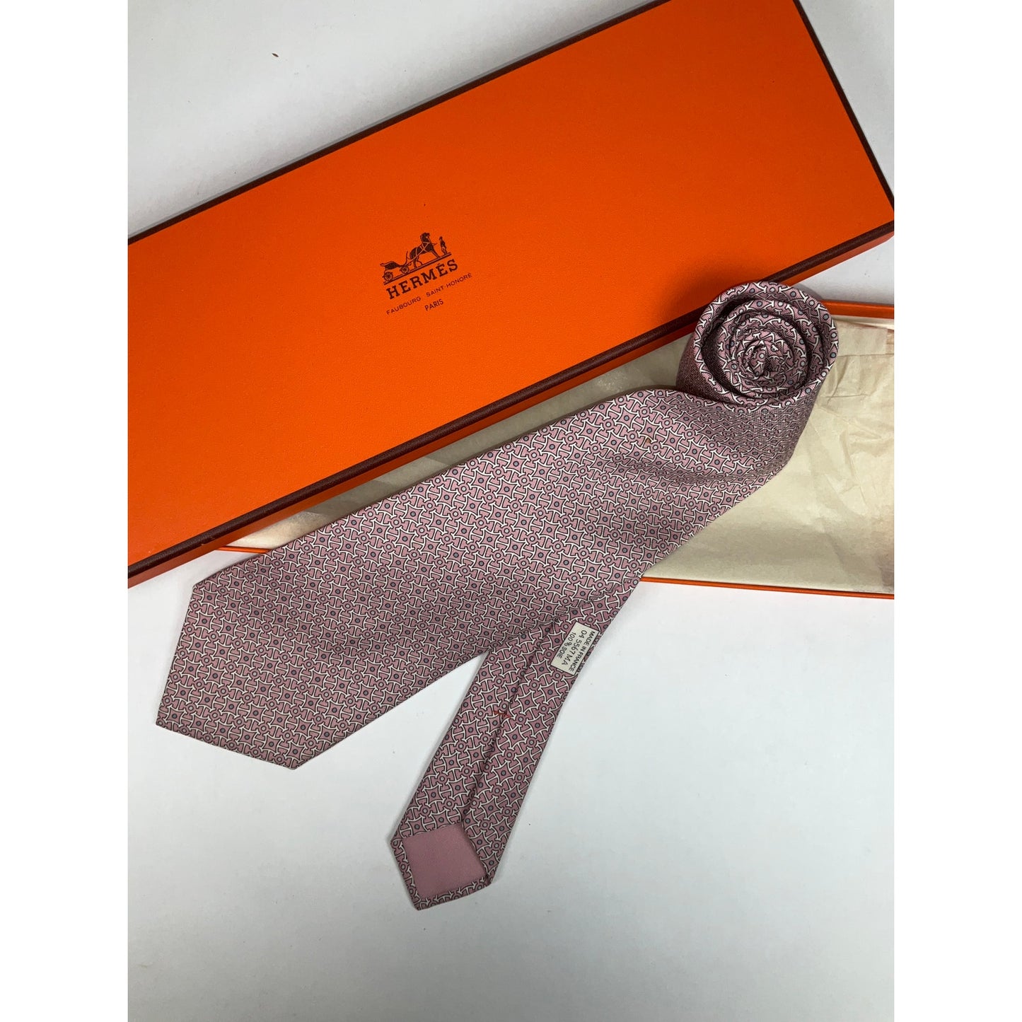 Men’s Hermes Geometric Tie REF: 045567 | No Box