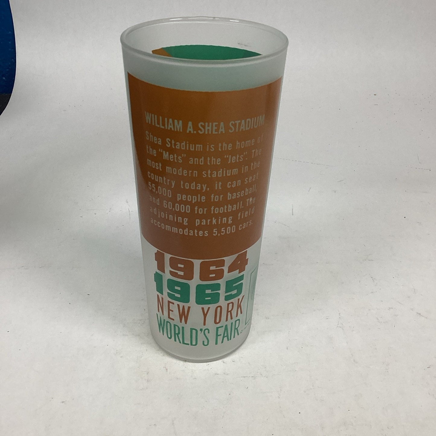 Vintage 1964-1965 New York World's Fair Frosted Glass Tumblers - Set Of 4