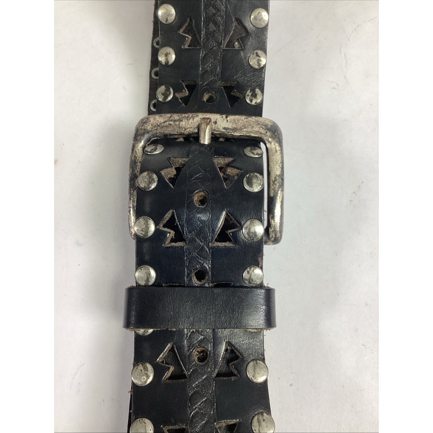 Bulldog Black Italian Leather Men’s Belt - #18876 - 90/36 - Made In Canada