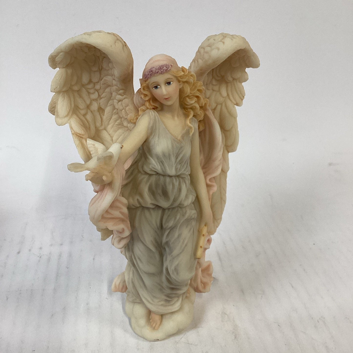 Lot Of 2 Angel Figurines - Roman Resin Angel & Seraphim Angel Classics Isabel