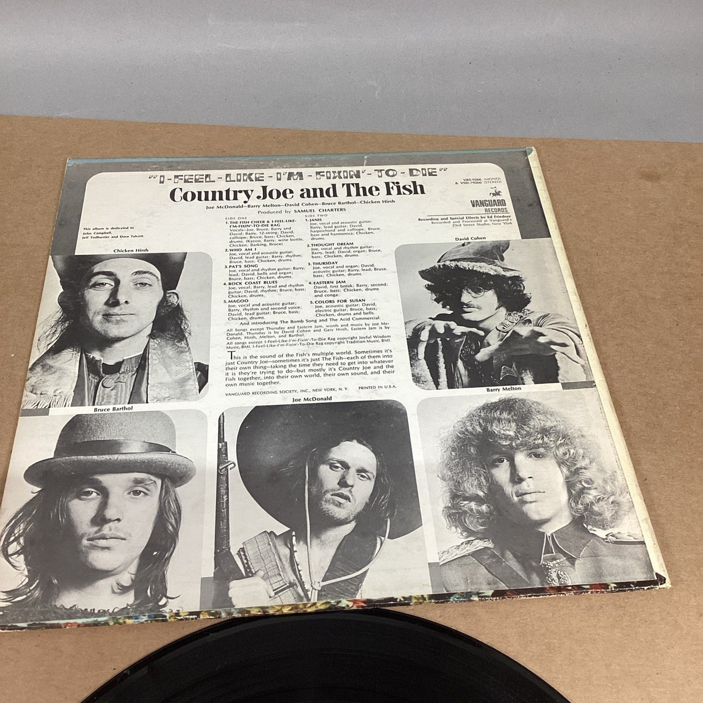 Country Joe and the Fish I Feel Like I'm Fixin to Die LP
