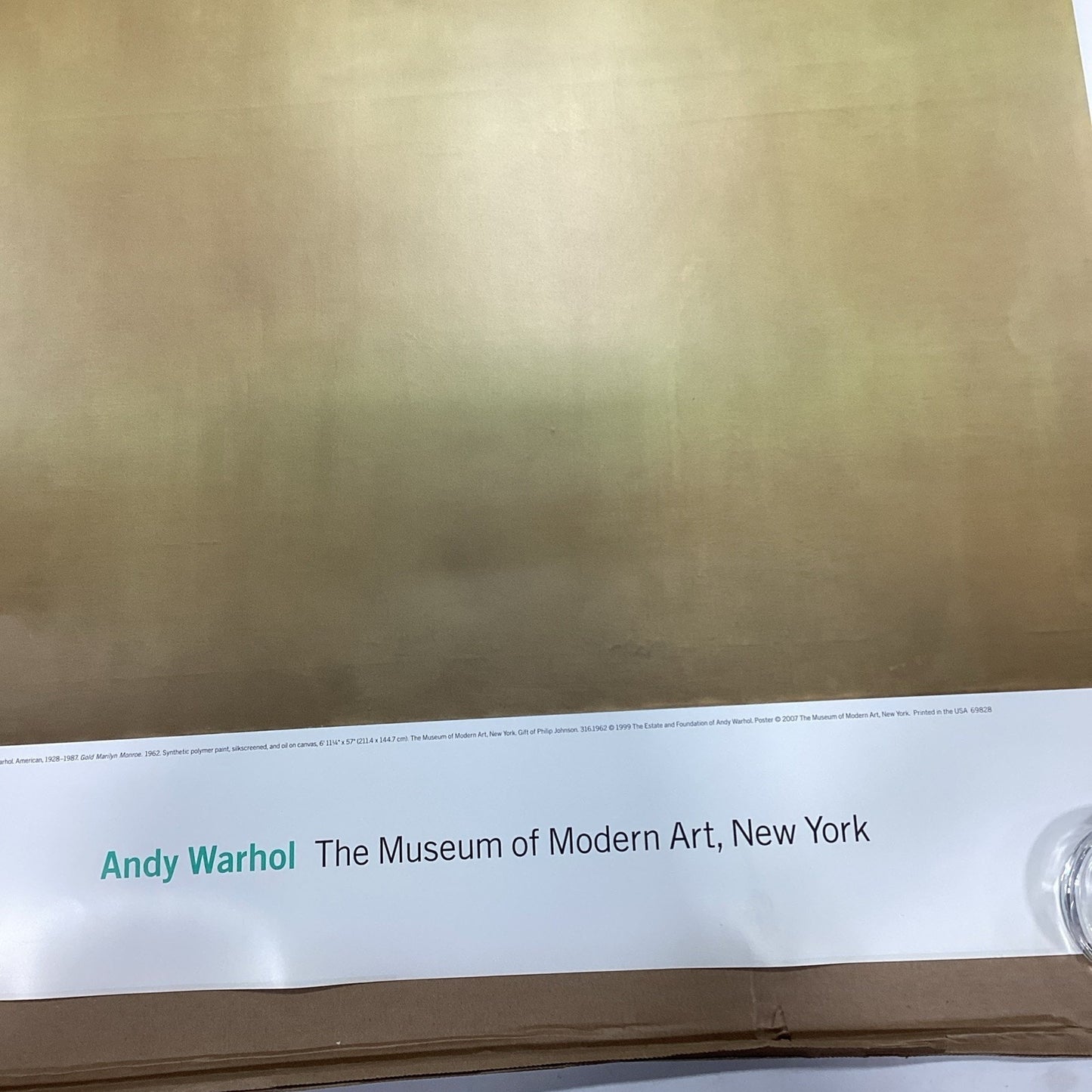1999 Andy Warhol Marilyn Monroe Poster Print - Museum Of Modern Art - 42.5x28”