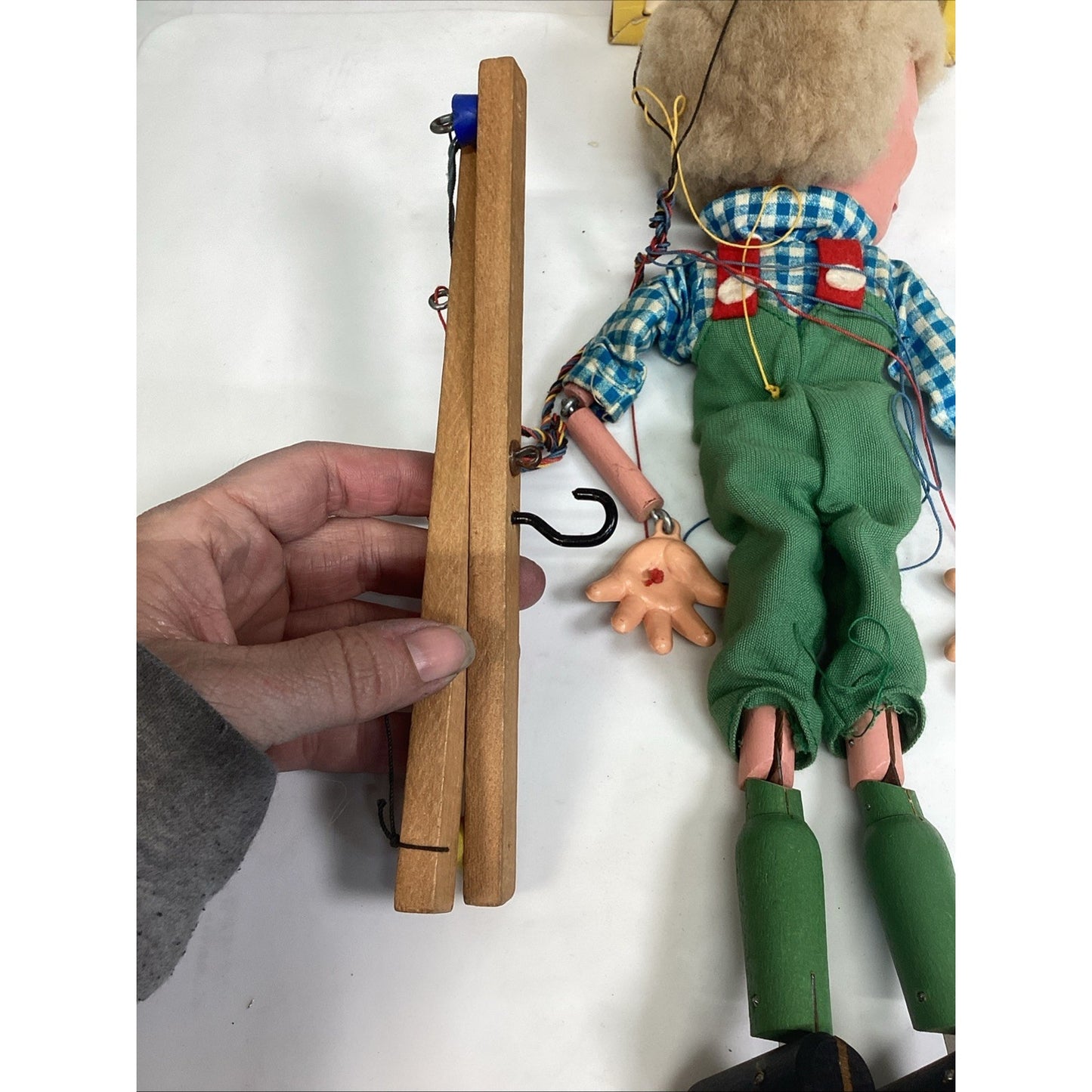 Vintage Rare Pelham "Hansel" Marionette Hand Puppet With Original Box - NOS