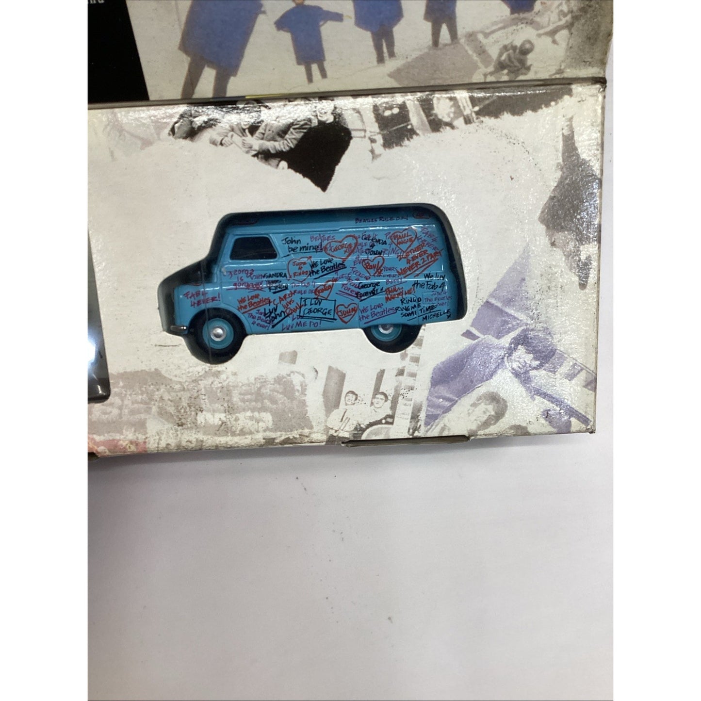 Corgi Classics THE BEATLES COLLECTION 1997 Blue BEDFORD CA. GRAFFITI VAN