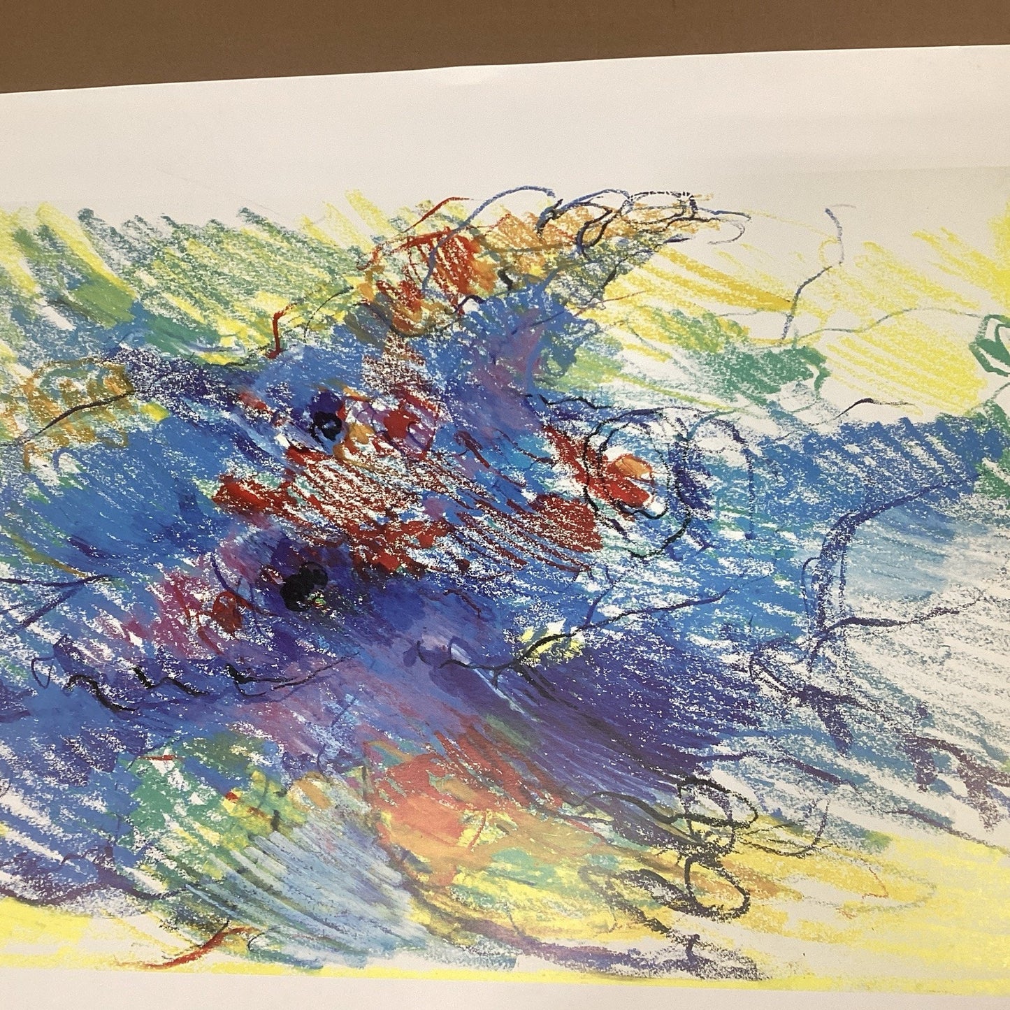 Torben Bohse Abstract Art Poster - 39.5x27.25” - Anton M. Jensen