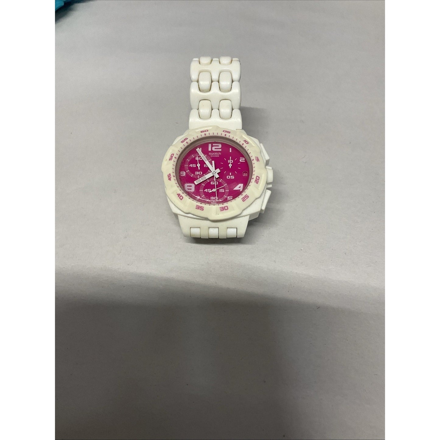 Swatch Pink Purity Chronograph Watch SUIW407