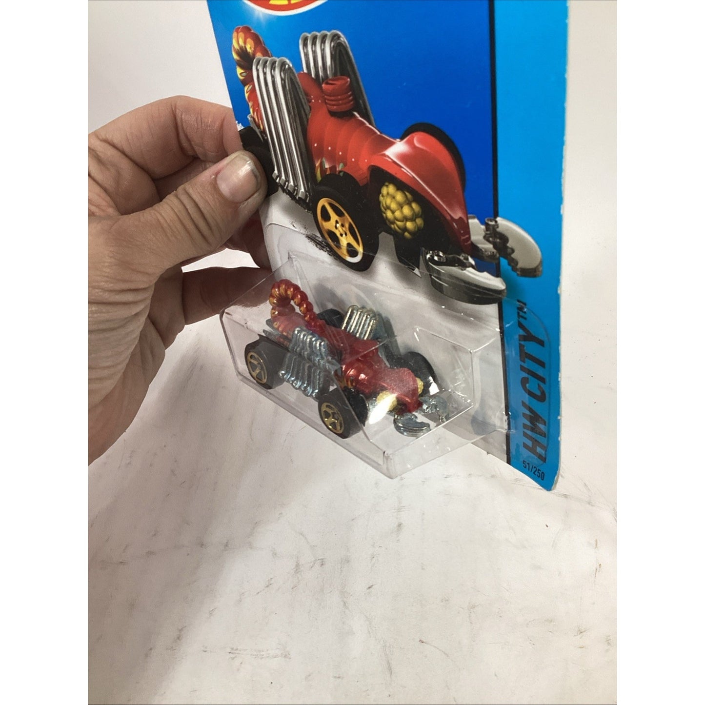 Hot Wheels Eevil Weevil HW City 2014 Series - Burnt Orange 1:64 - NOS