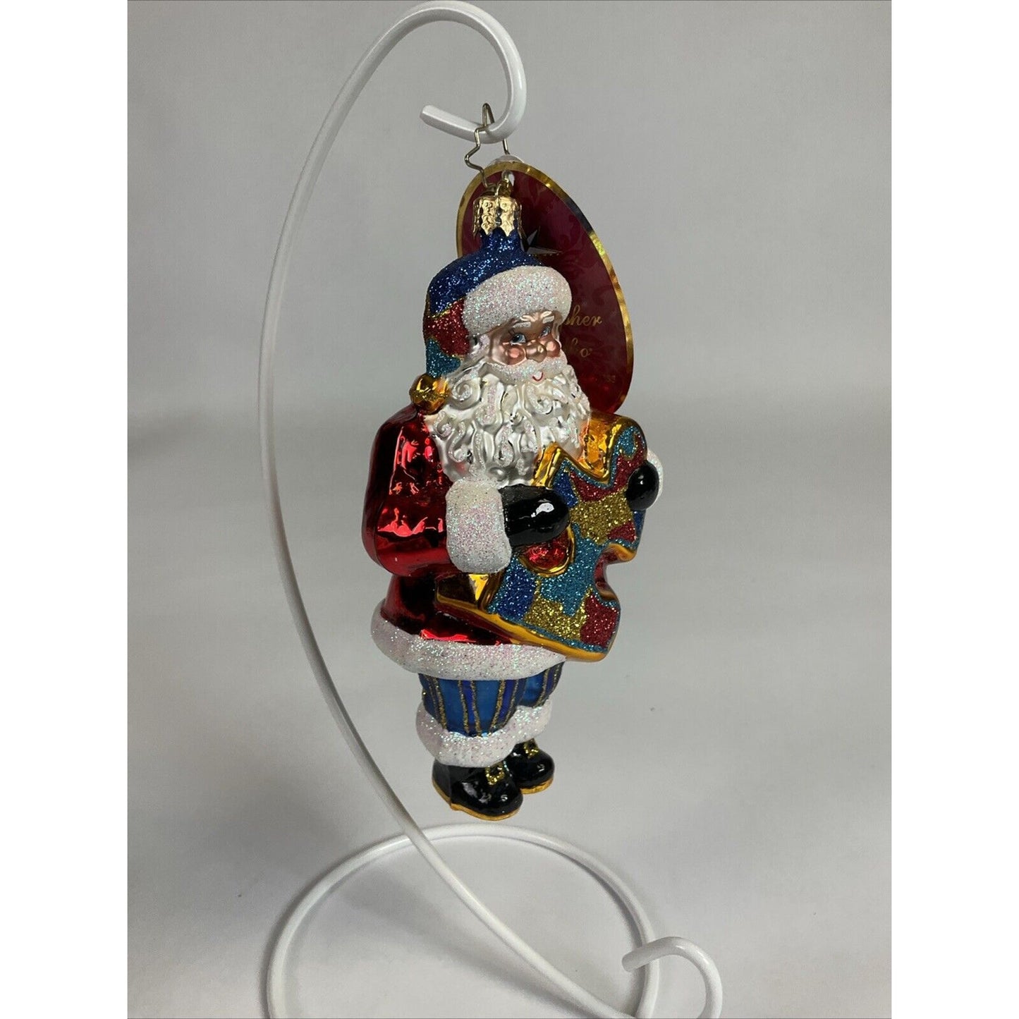 Christopher Radko A Very Important Piece Autism Glass Ornament Limited Puzzle