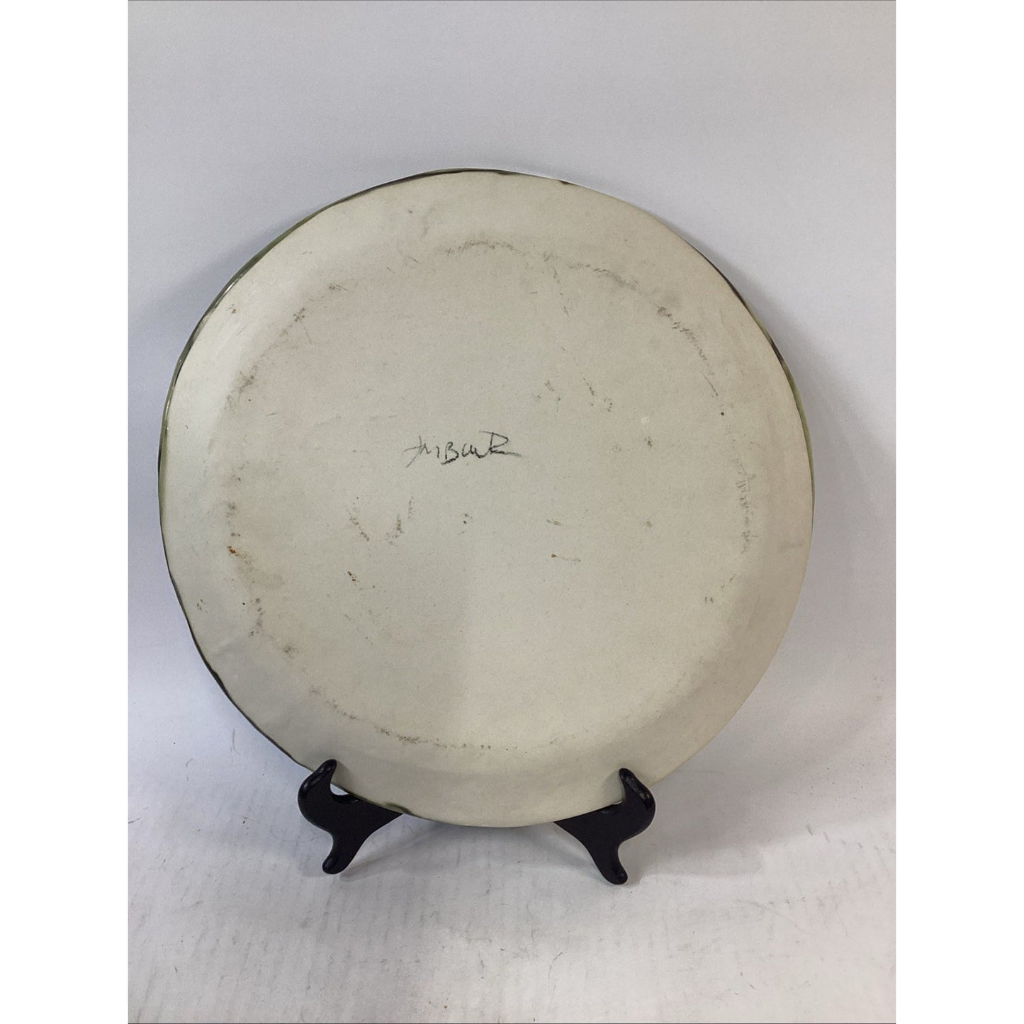 Large Handmade/Hand Painted Platter - 13.5”D