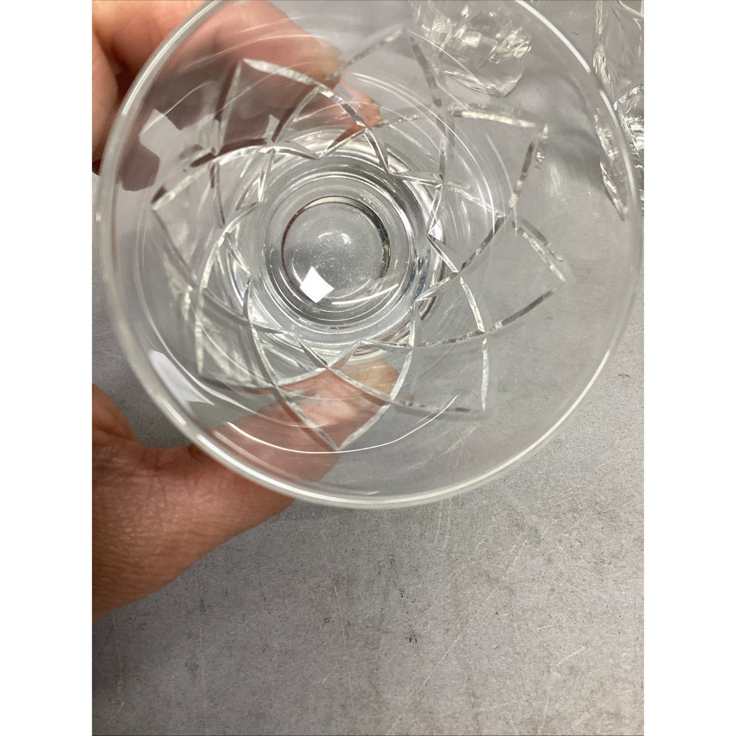 Webb Corbett Scotch / Old Fashioned Glasses Set Of 6 & 1 Glass Tumbler